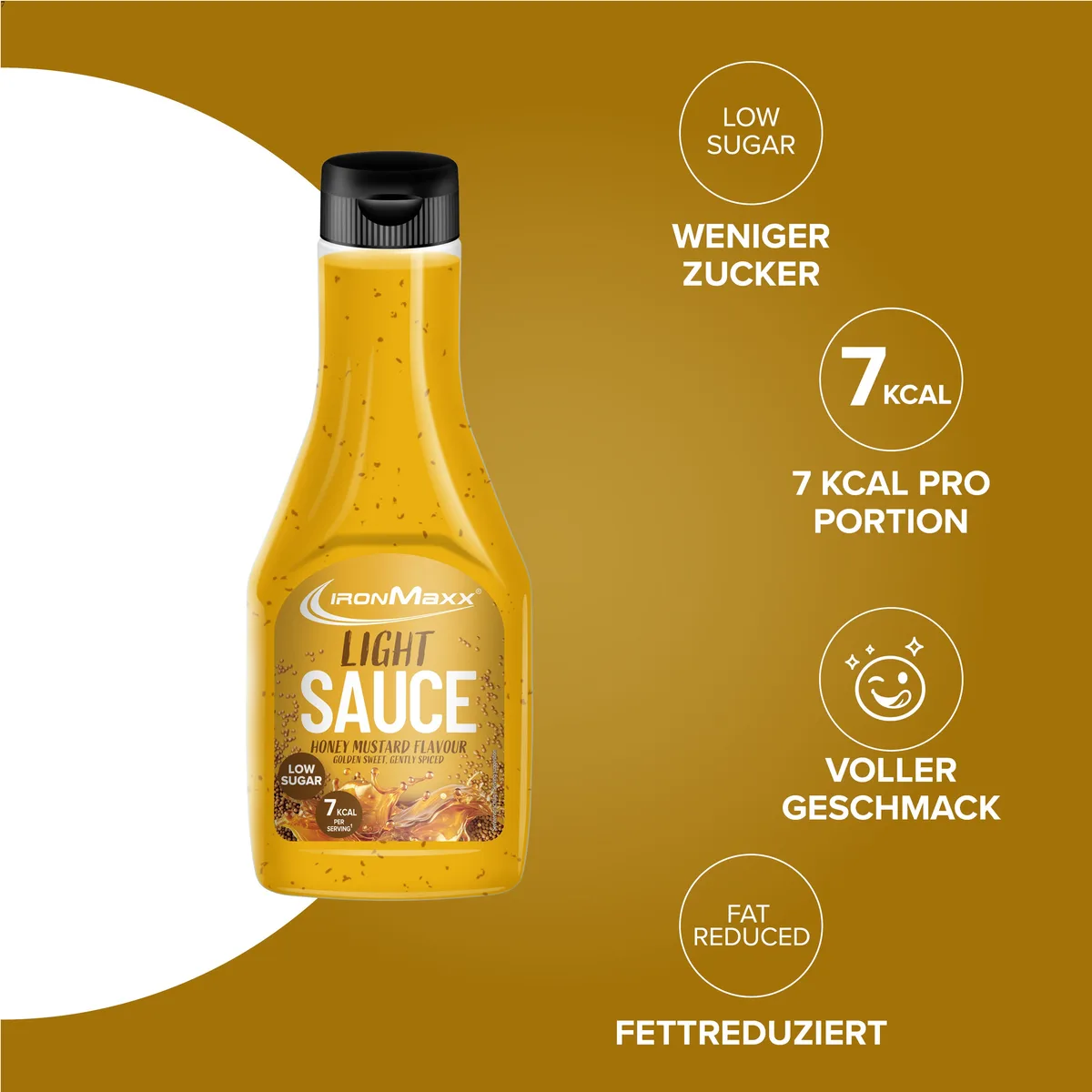 Light Sauce (285ml) - Honey Mustard – Bild 2