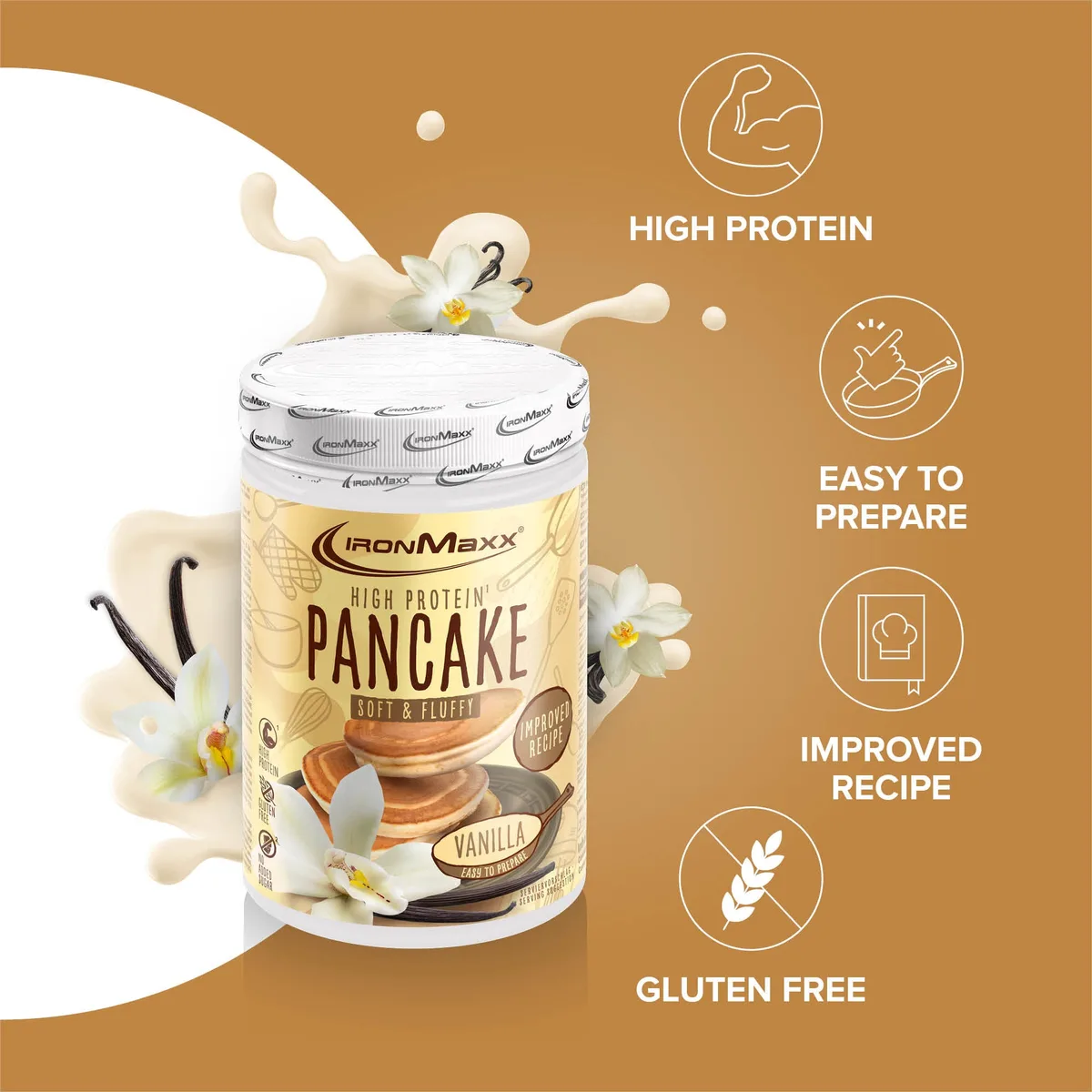 High Protein Pancake (450g) - Vanilla – Bild 2