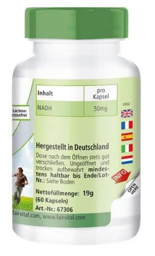 NADH 50mg (60 Kapseln) – Bild 2