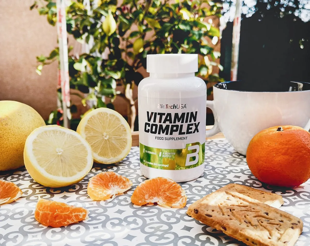 BioTechUSA Vitamin Complex | Multivitamin- & Mineralien-Kapseln | Vitalität | Haut | Haare | Immunität | 13 Vitamine | 10 Mineralien | Glutenfrei | 60 Kapseln – Bild 2