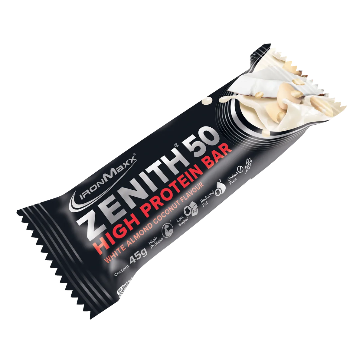ZENITH® 50 Protein Riegel (45g) - White Almond Coconut Crisp