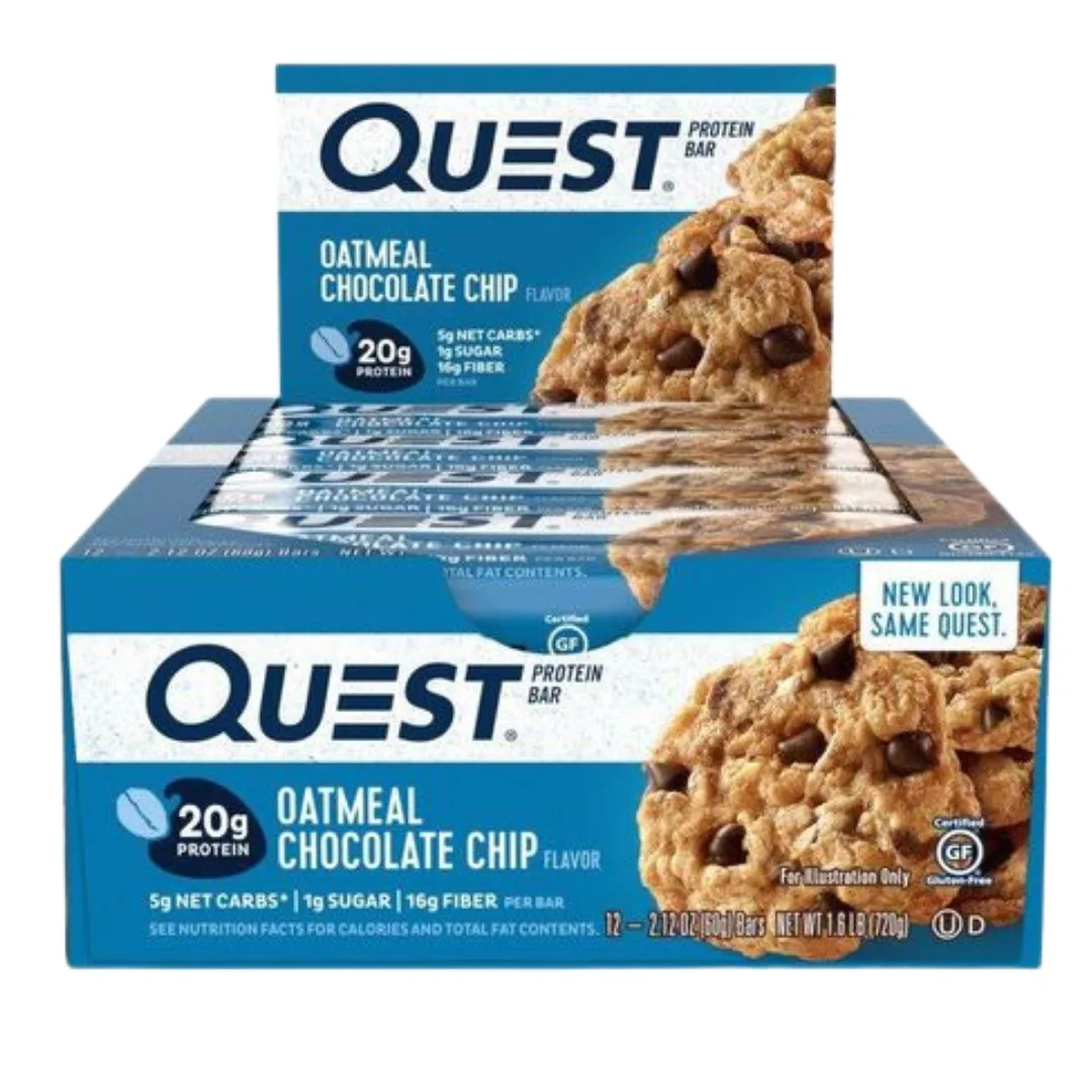 Quest Nutrition Quest Bars - 12x60g im Karton (MHD-Ware)