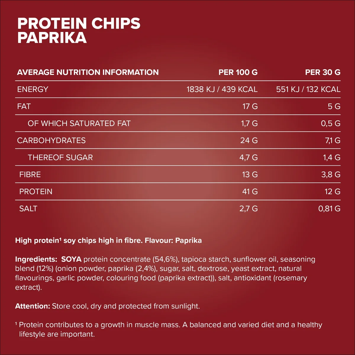 Protein Chips 3.0 (60g) - Paprika – Bild 4