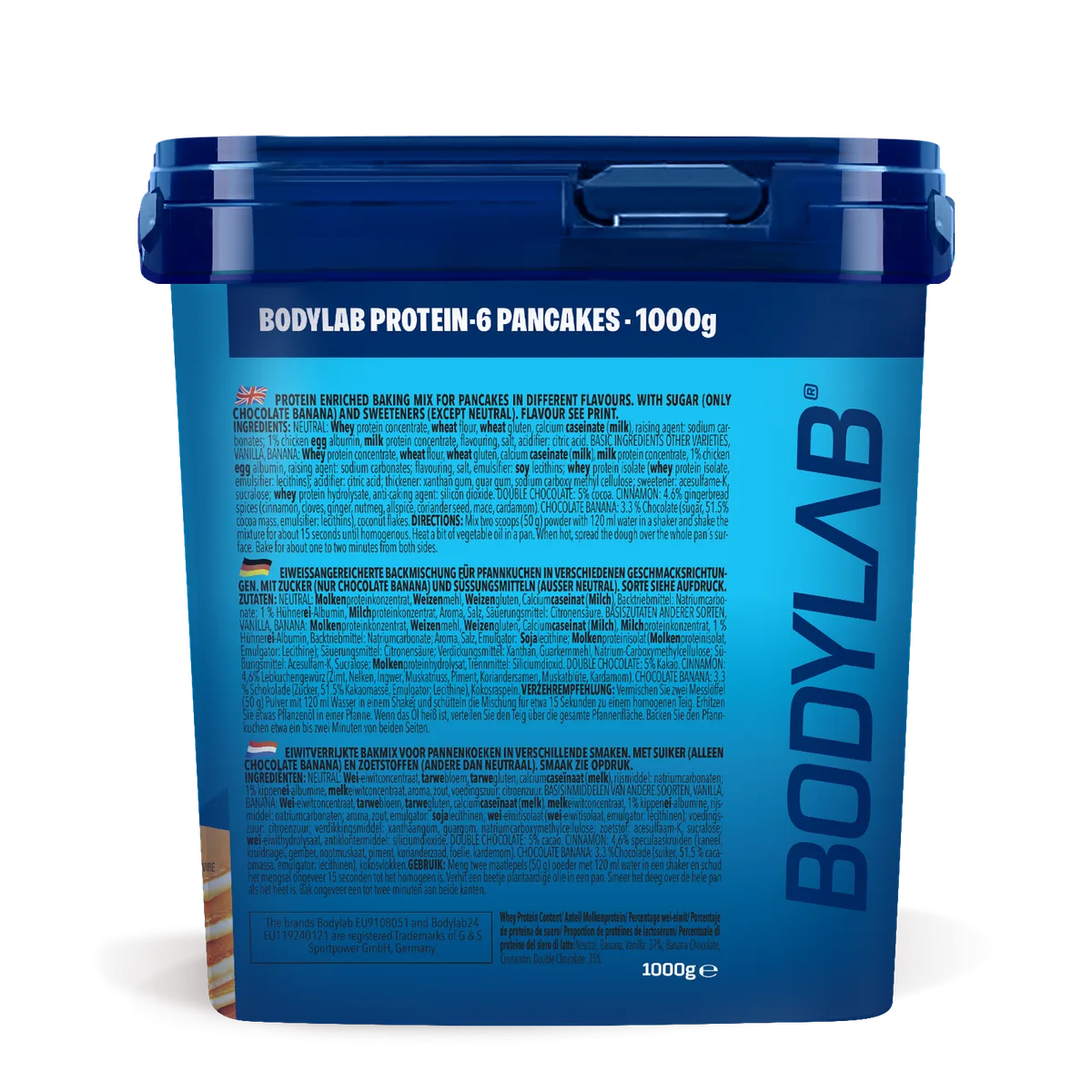 Protein-6 Pancakes (1000g) Neutral – Bild 8