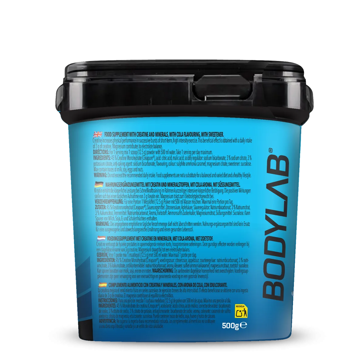 Electrolytes + Creatine Drink (500g) Cola – Bild 2