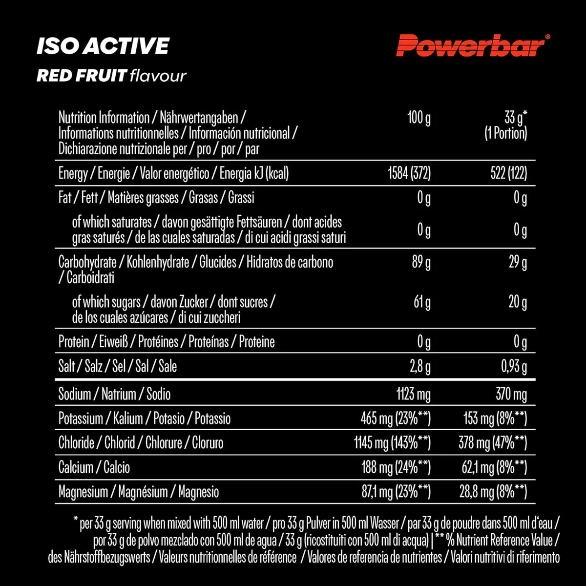 Isoactive - Isotonic Sports Drink (1320g) Red Fruit Punch – Bild 4