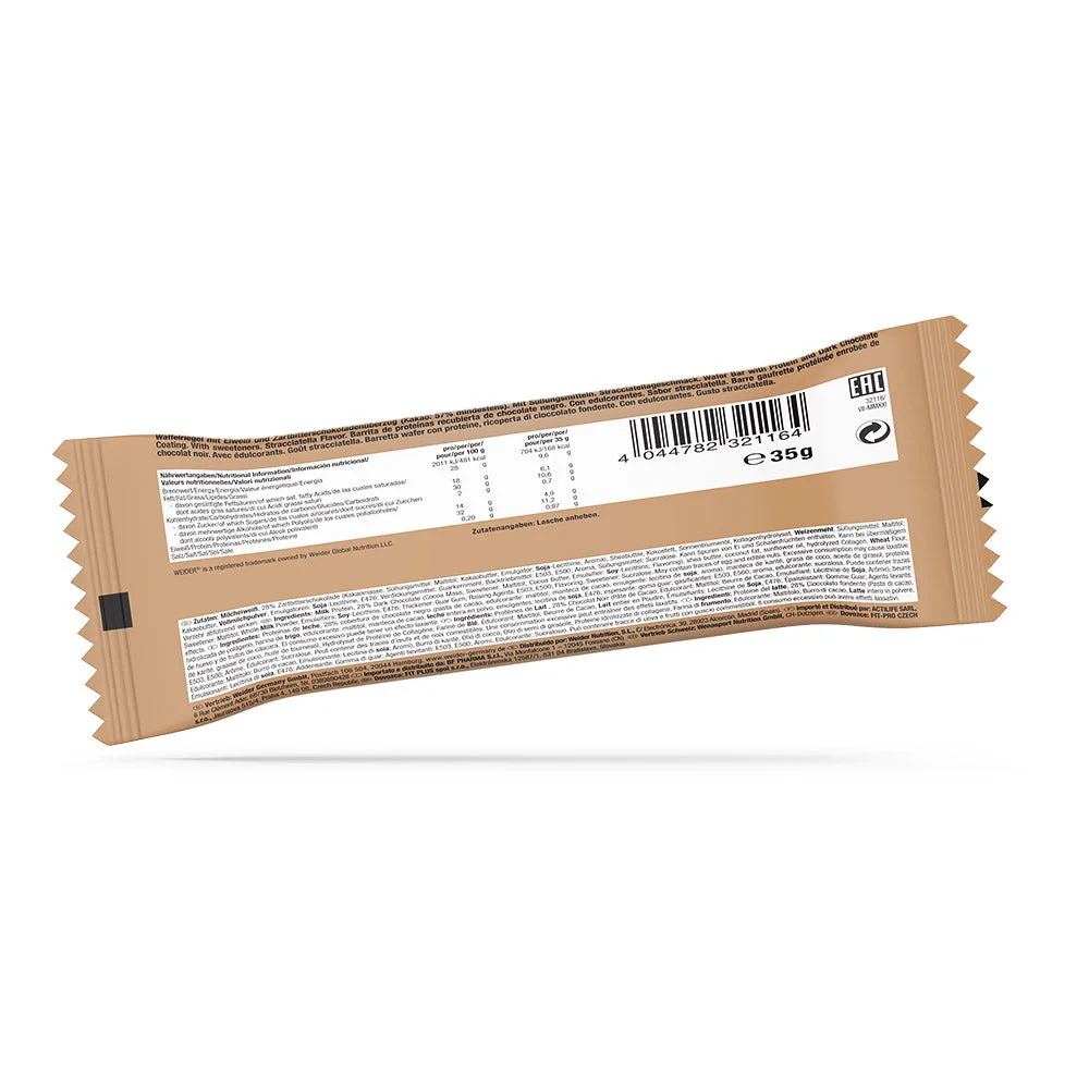 Whey Wafer Bar (12x35g) Stracciatella – Bild 6