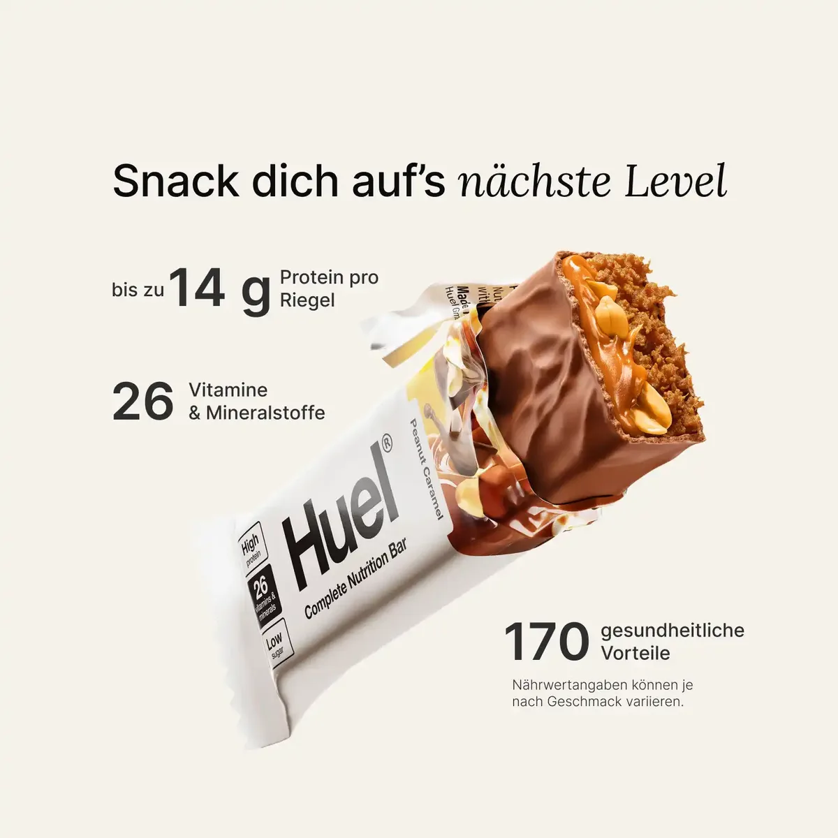 Huel Complete Nutrition Bar (55g) Dark Chocolate Raspberry – Bild 4