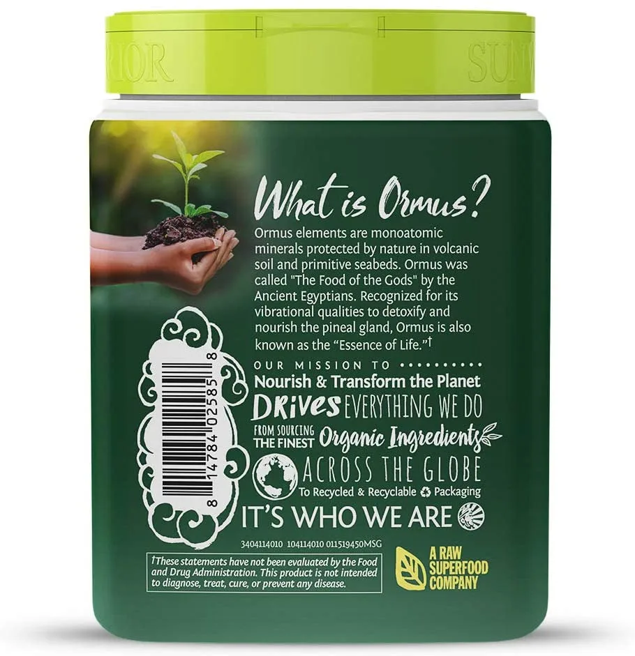 Ormus SuperGreens bio (225g) Natural – Bild 5