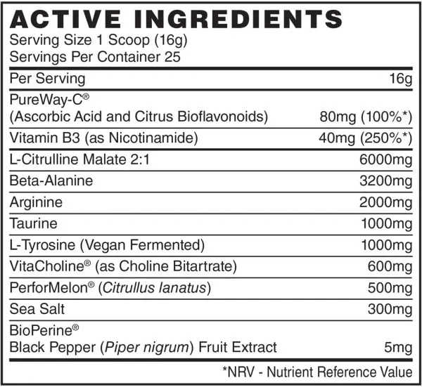 Naughty Boy Pump Pre-Workout 400 g – Bild 2