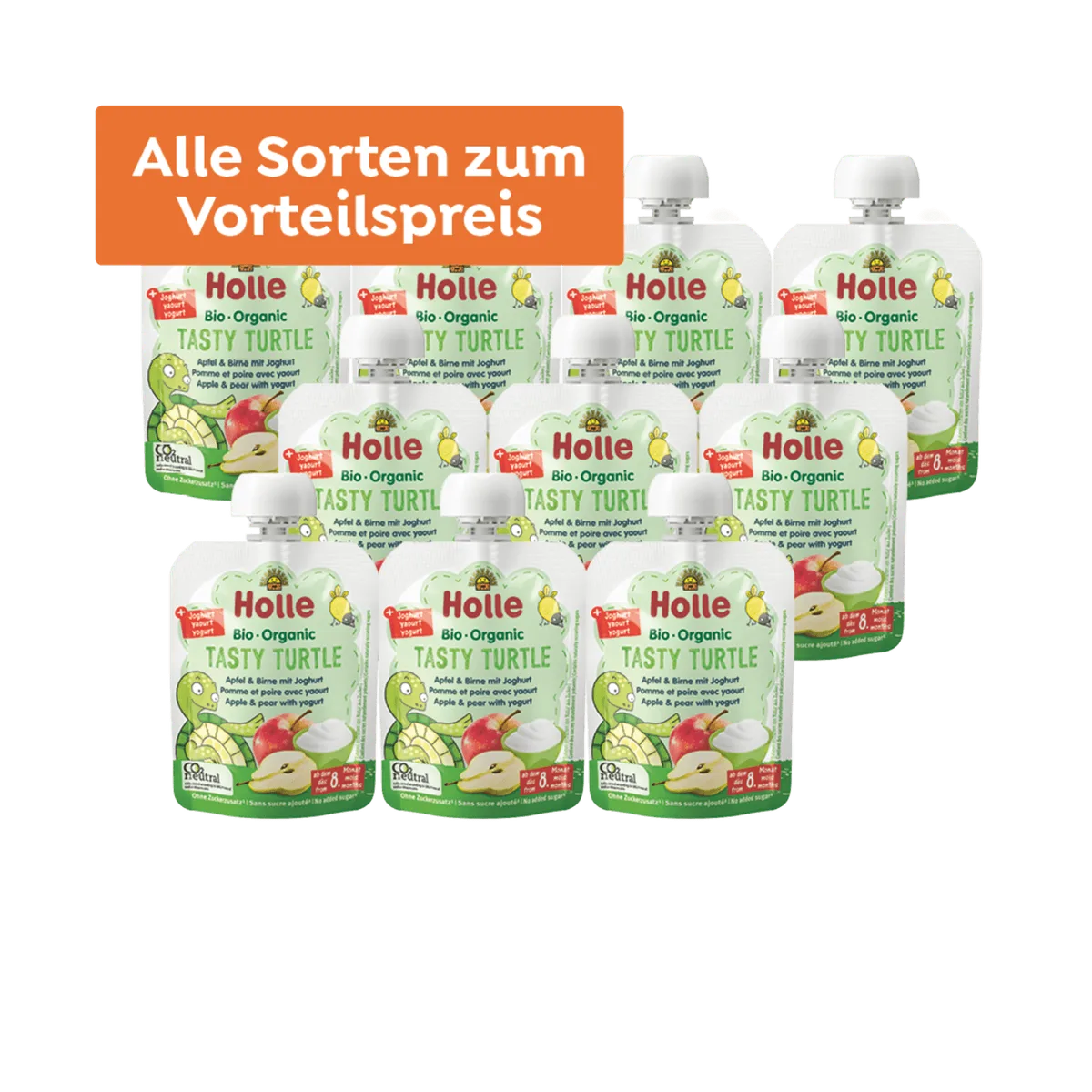 Bio Pouchy mit Joghurt ab dem 8. Monat (10x85g) Mango mit Joghurt – Bild 4