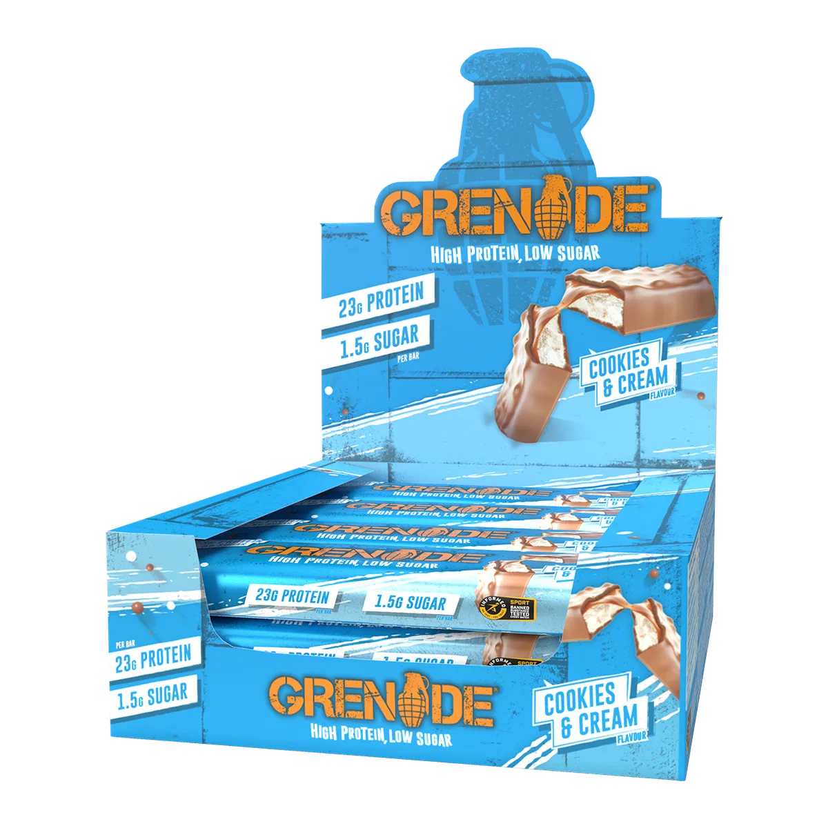 Grenade Protein Bars Cookie Dough / 720.0 – Bild 7