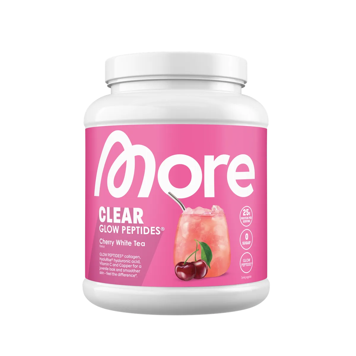 More Clear Glow Peptides Cherry White Tea / 600g – Bild 2