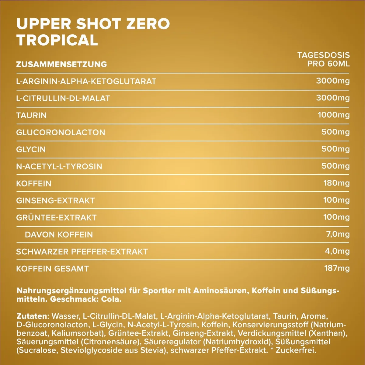 Upper Shot ZERO (12x60ml) - Tropical – Bild 6