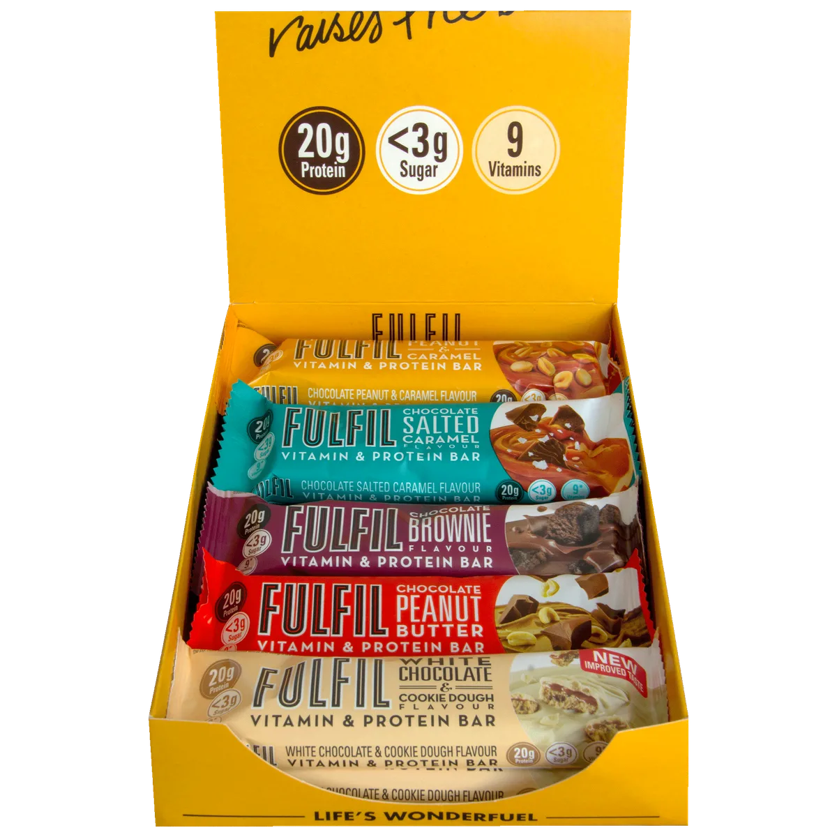 Fulfil Vitamin & Protein Bar Mix Box 550.0 – Bild 4