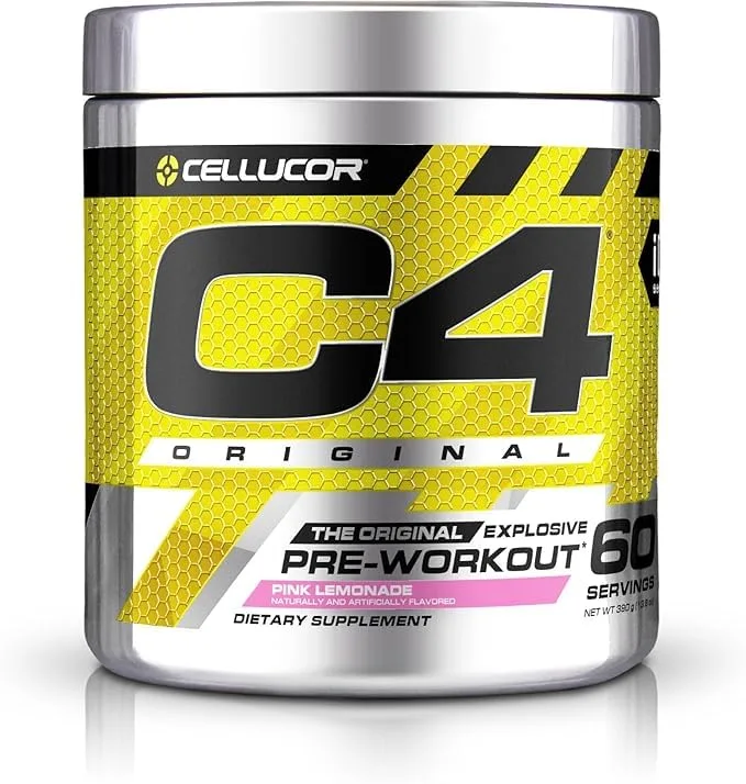 C4 Original - Pre-Workout-Booster - Getränkepulver für Energy Drink | 150 mg Koffein + Beta-Alanin + Kreatin-Monohydrat (Pinke Limonade, 60 Portionen) – Bild 4