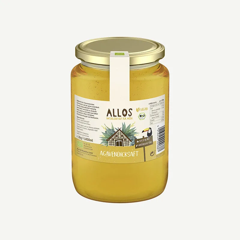 Allos Bio Agavendicksaft Basic / 725 ml – Bild 2