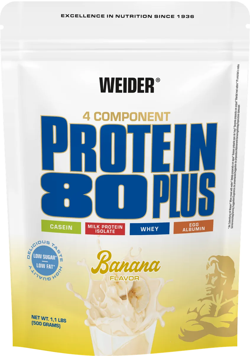 Protein 80 Plus (500g) Himbeer-Sahne – Bild 8