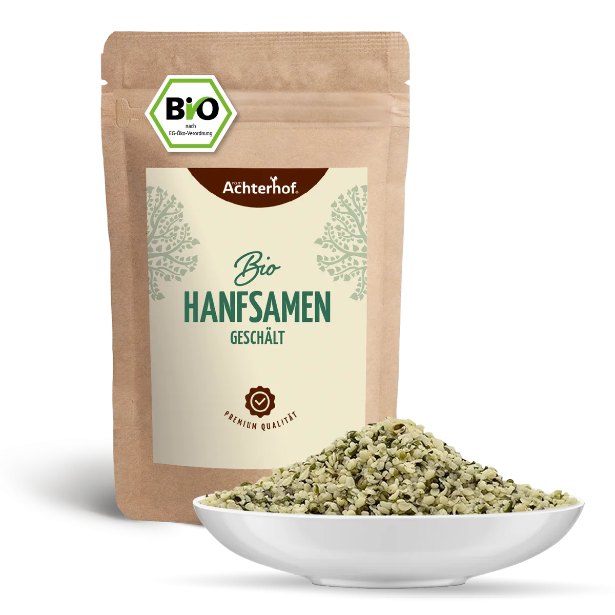 Hanfsamen geschält Bio (250g) – Bild 2