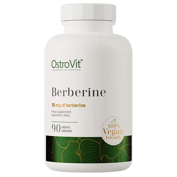 OstroVit Berberine 90 Tabletten – Supplement für bewusste Ernährung &amp; Fitness