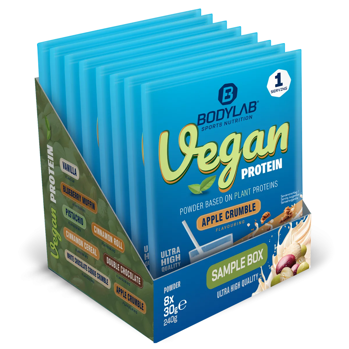 Vegan Protein Probierboxen (8 Proben je 30g) Mixed Box 1 – Bild 2