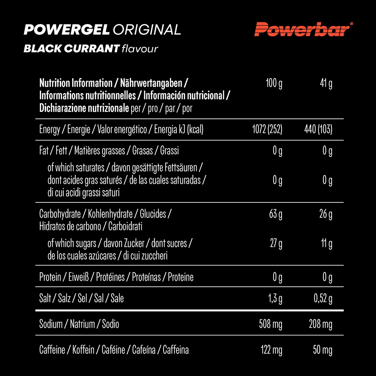 PowerGel Original (24x41g) Espresso mit Koffein – Bild 3