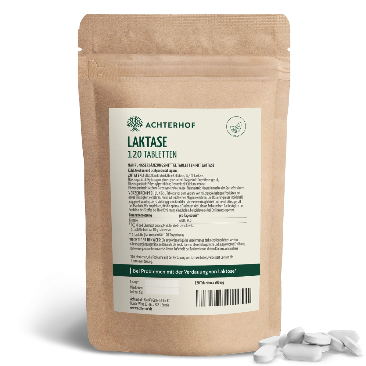 Laktase Tabletten (120 Tabletten)