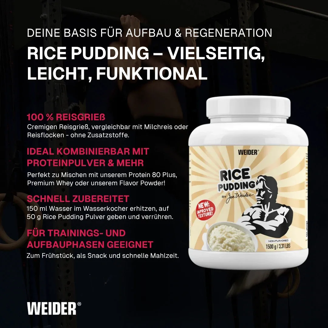 Rice Pudding 1,5 kg Geschmacksneutral – Bild 3