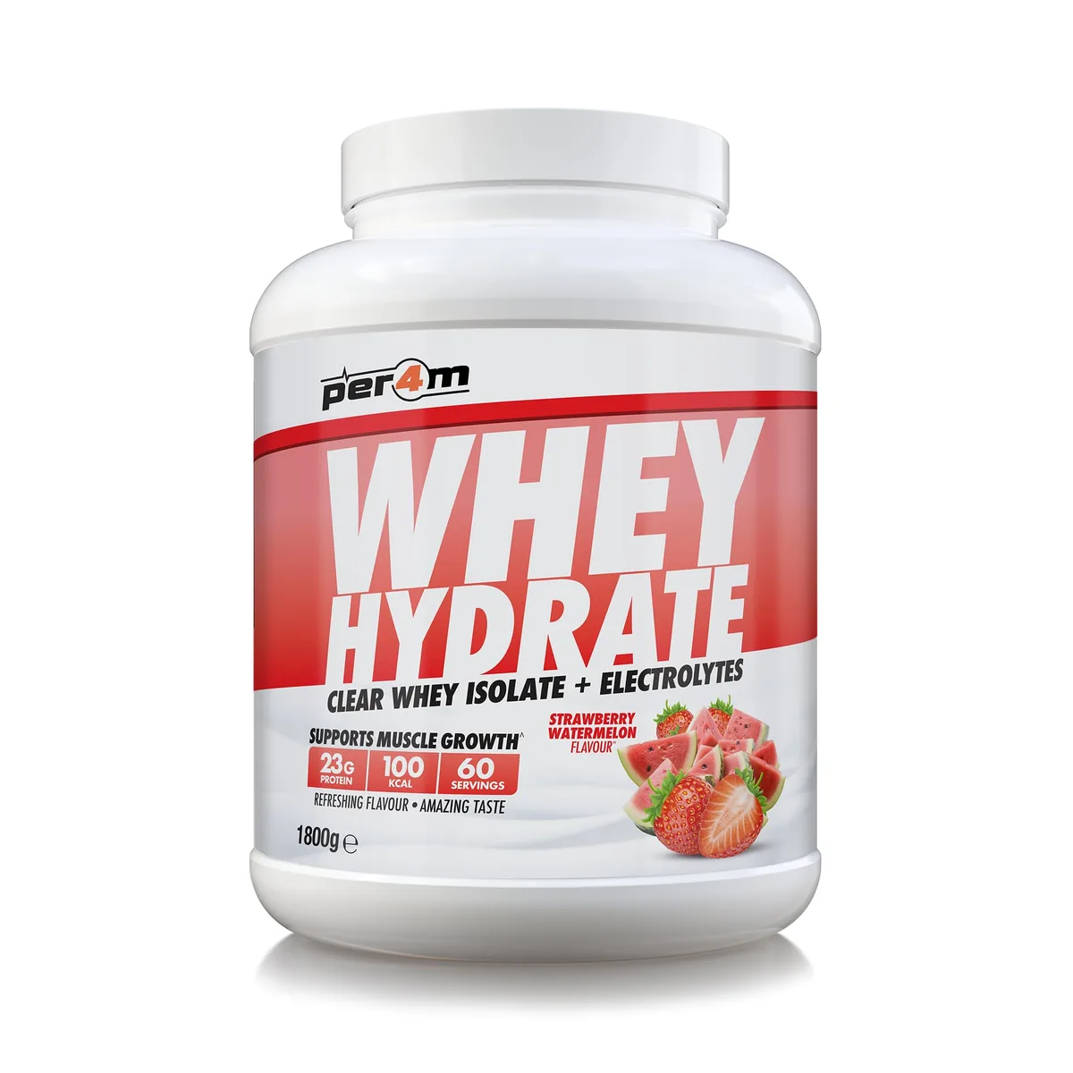 Per4m Whey Hydrate (1800g) Strawberry Watermelon - Eiweiße - Klares Protein