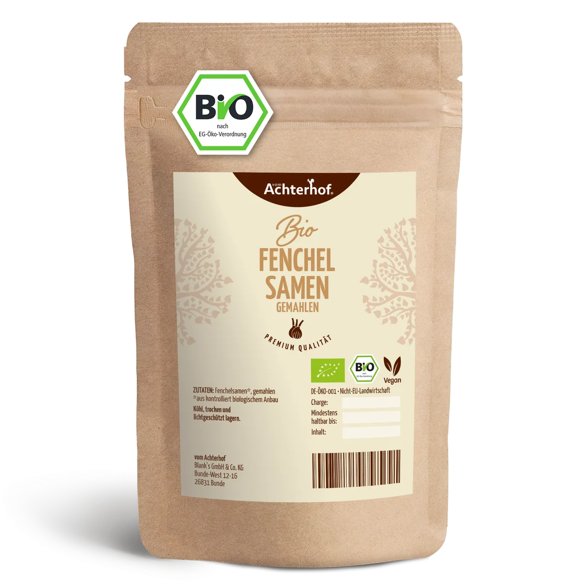 Fenchelsamen gemahlen Bio (100g)