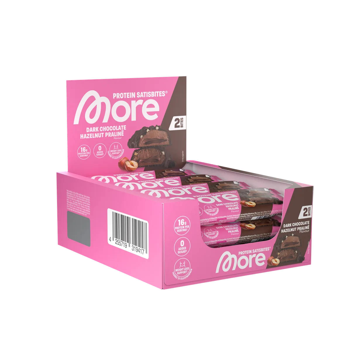 More Protein Satisbites White Chocolate Strawberry Cream / 2 x 25g – Bild 7