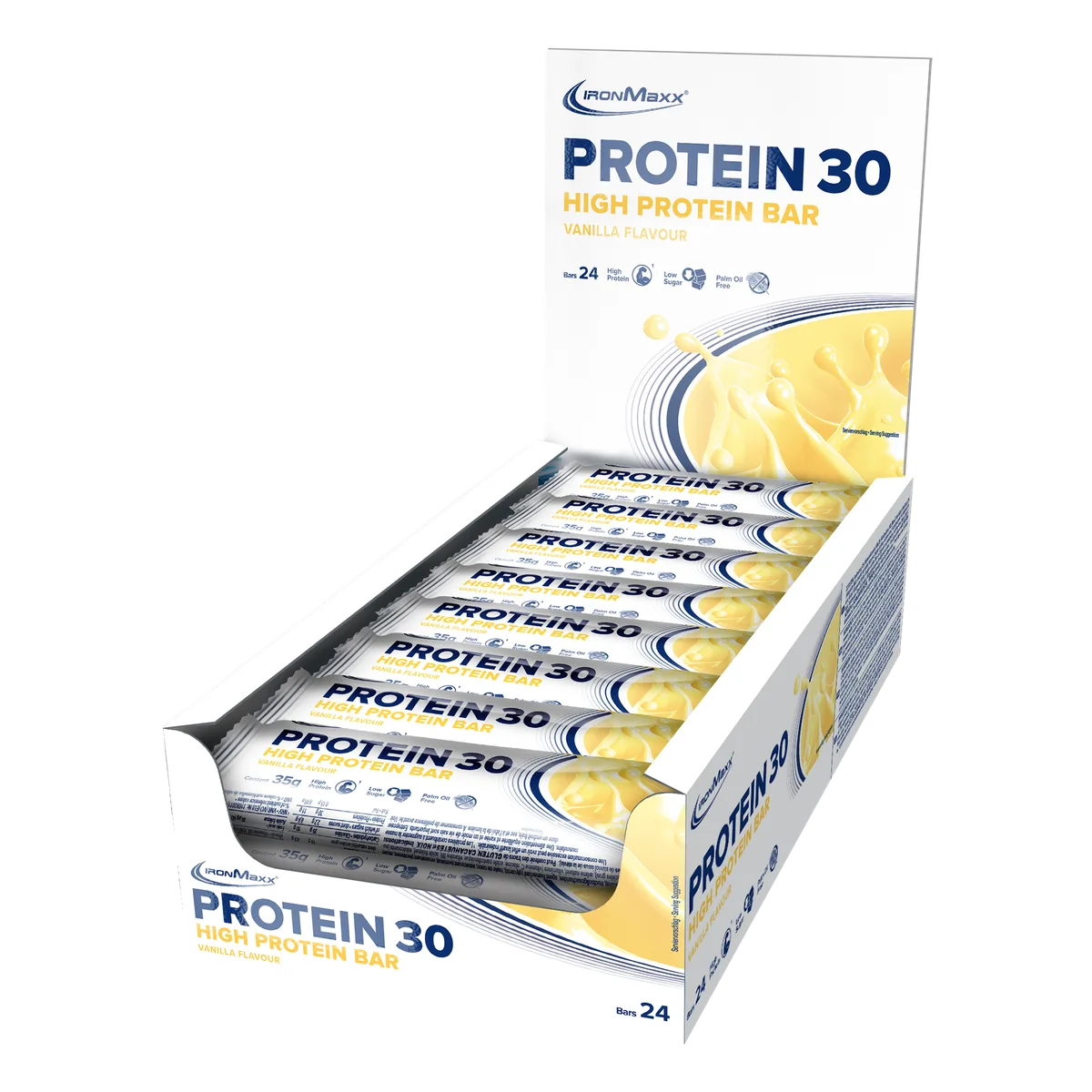Protein 30 Protein Riegel (24x35g) - Vanille
