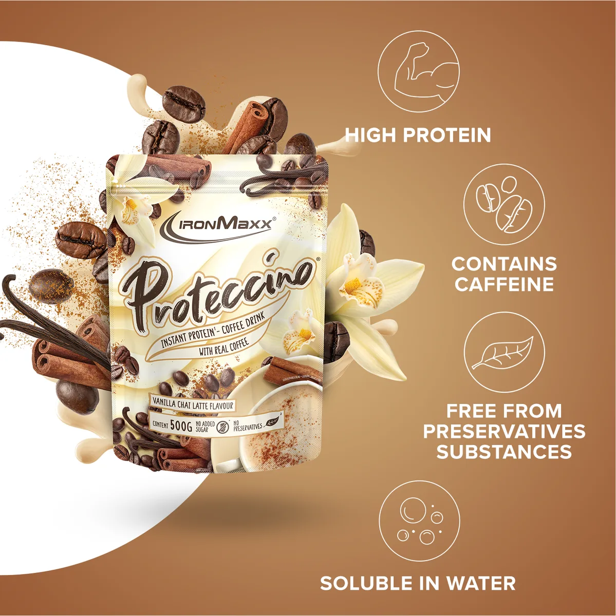 Proteccino (500g) - Vanilla Chai Latte – Bild 7