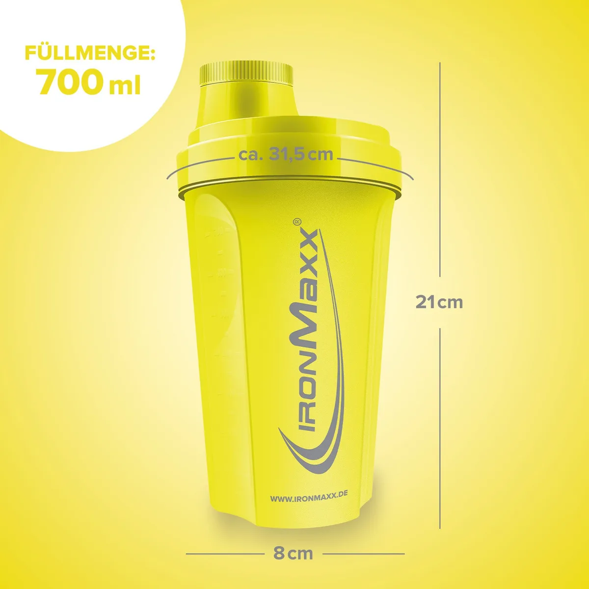 Shaker (700ml) - Killer Yellow – Bild 3