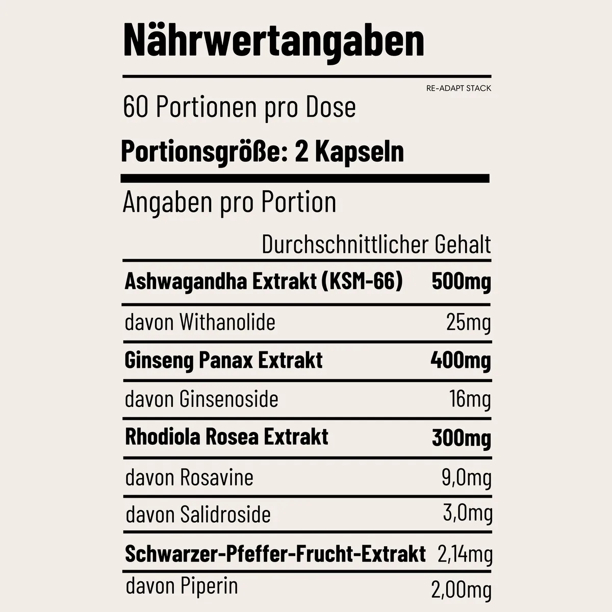 ASHWAGANDHA+ - 120 Kapseln – Bild 4