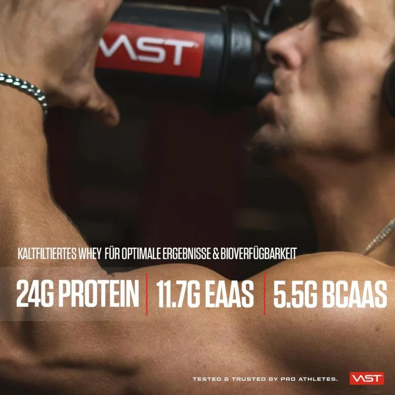 VAST Sports Pro Whey All-In-One Premium Whey Protein Double Rich Chocolate – Bild 8