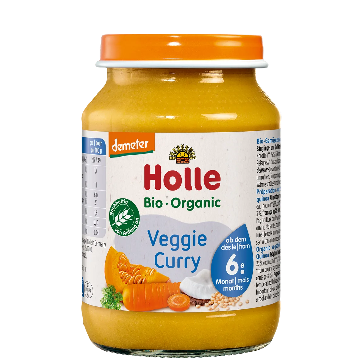 Veggie Curry - 190g - Demeter ab dem 6. Monat