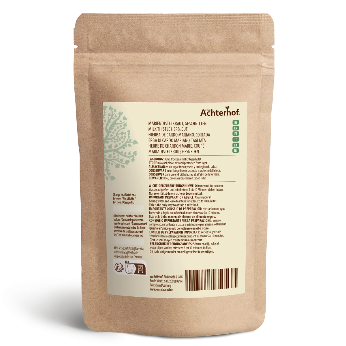 Mariendistelkraut geschnitten (100g) – Bild 2
