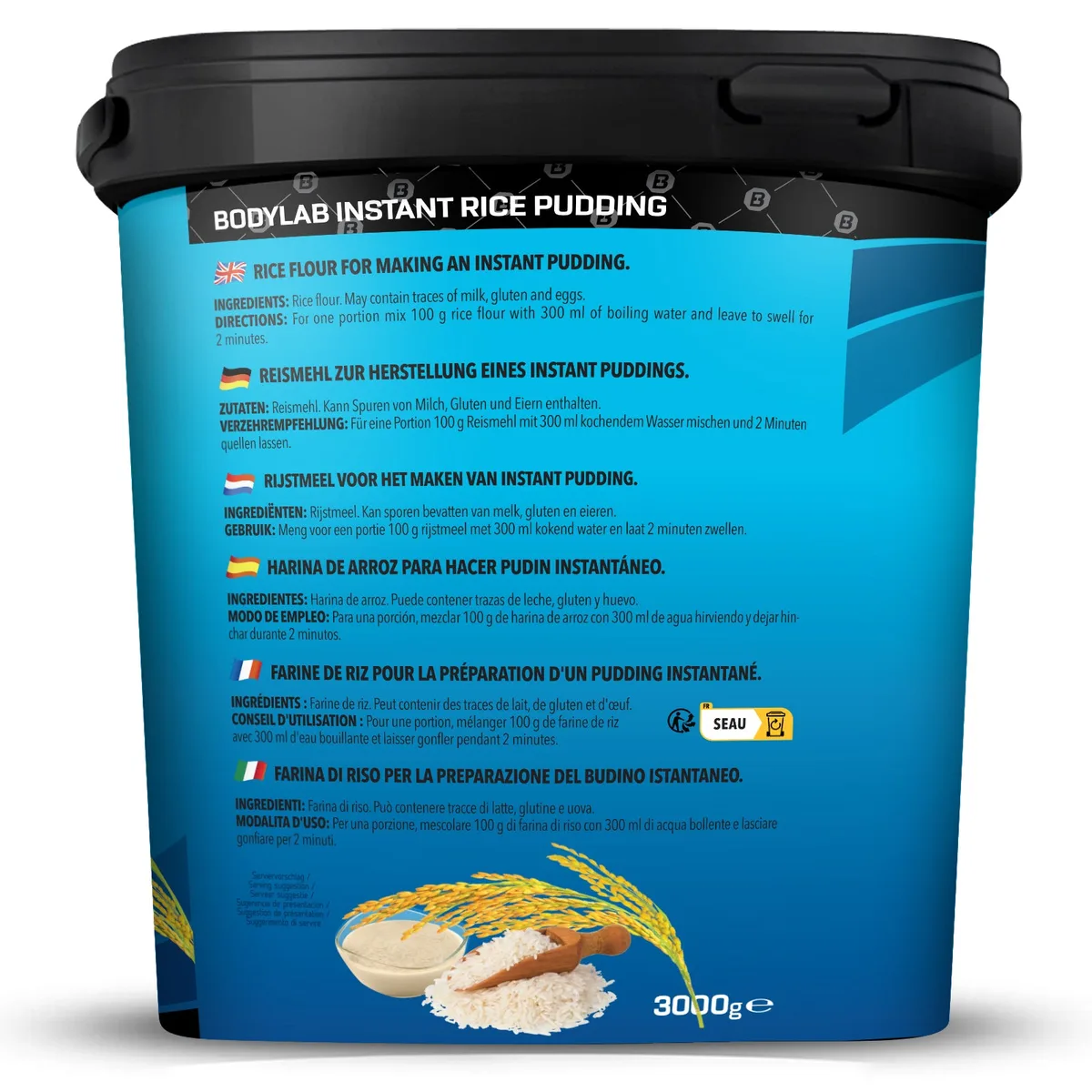 Instant Rice Pudding (3000g) Kirsch – Bild 7