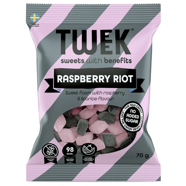 Tweek Raspberry Riot – Zuckerfrei naschen mit weniger Kalorien