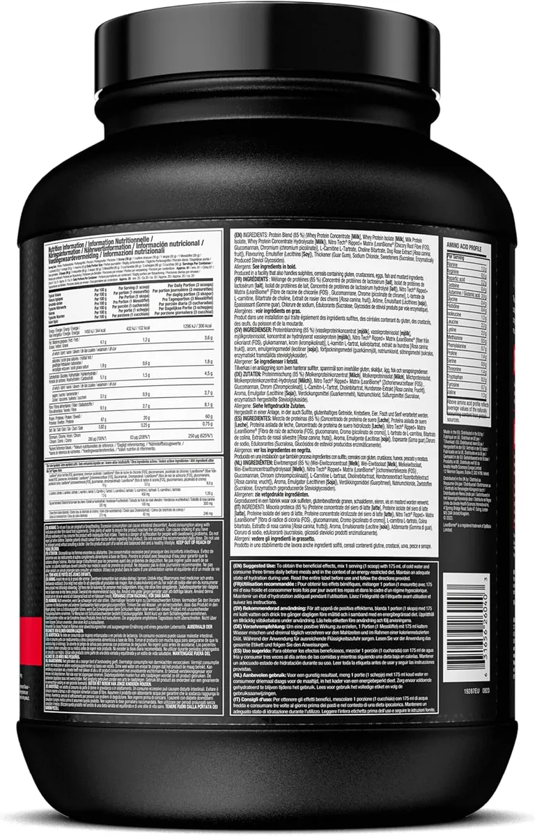 Performance Series Nitro-Tech Ripped French Vanilla Swirl (1806g) – Bild 2
