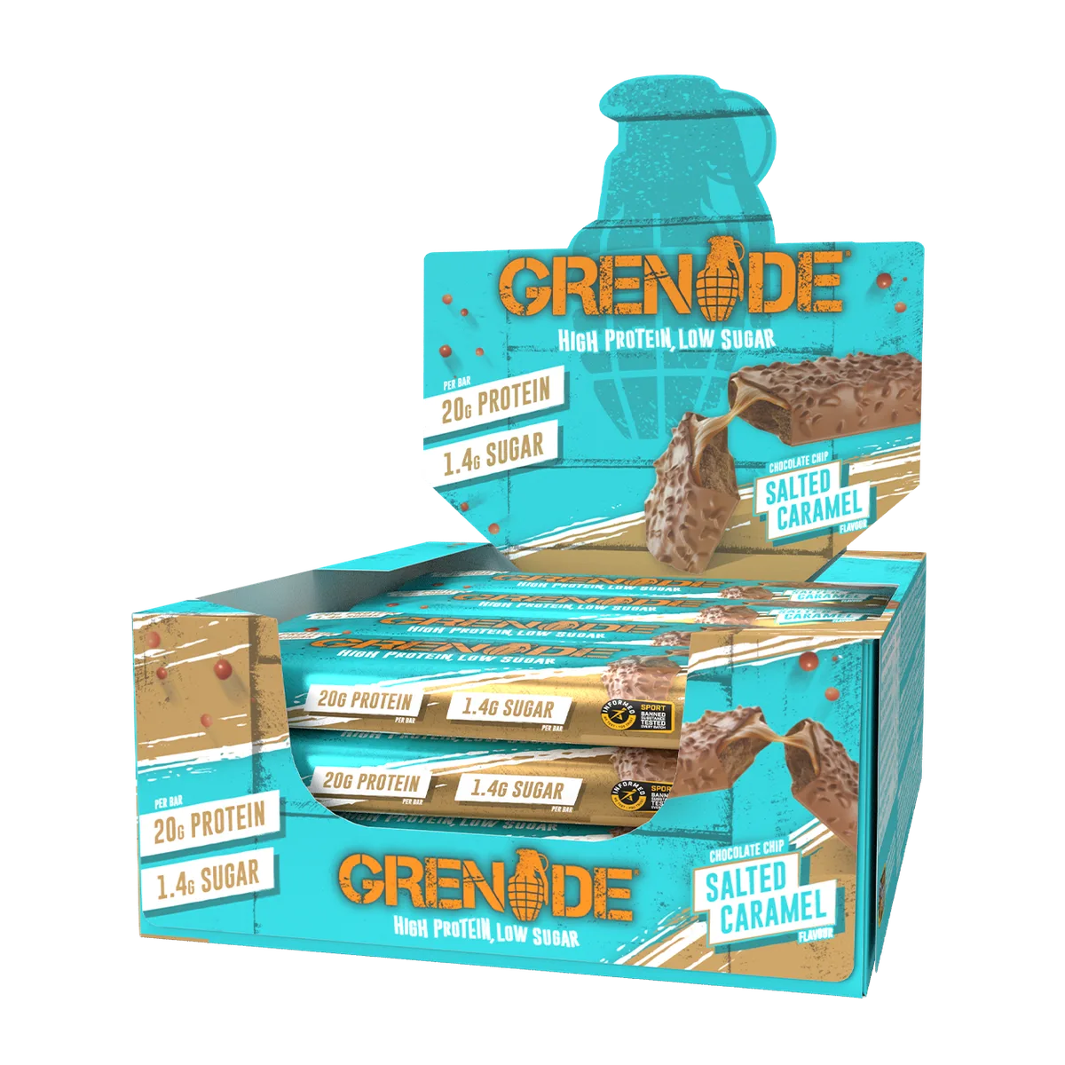 Grenade Protein Bars Cookie Dough / 720.0 – Bild 3