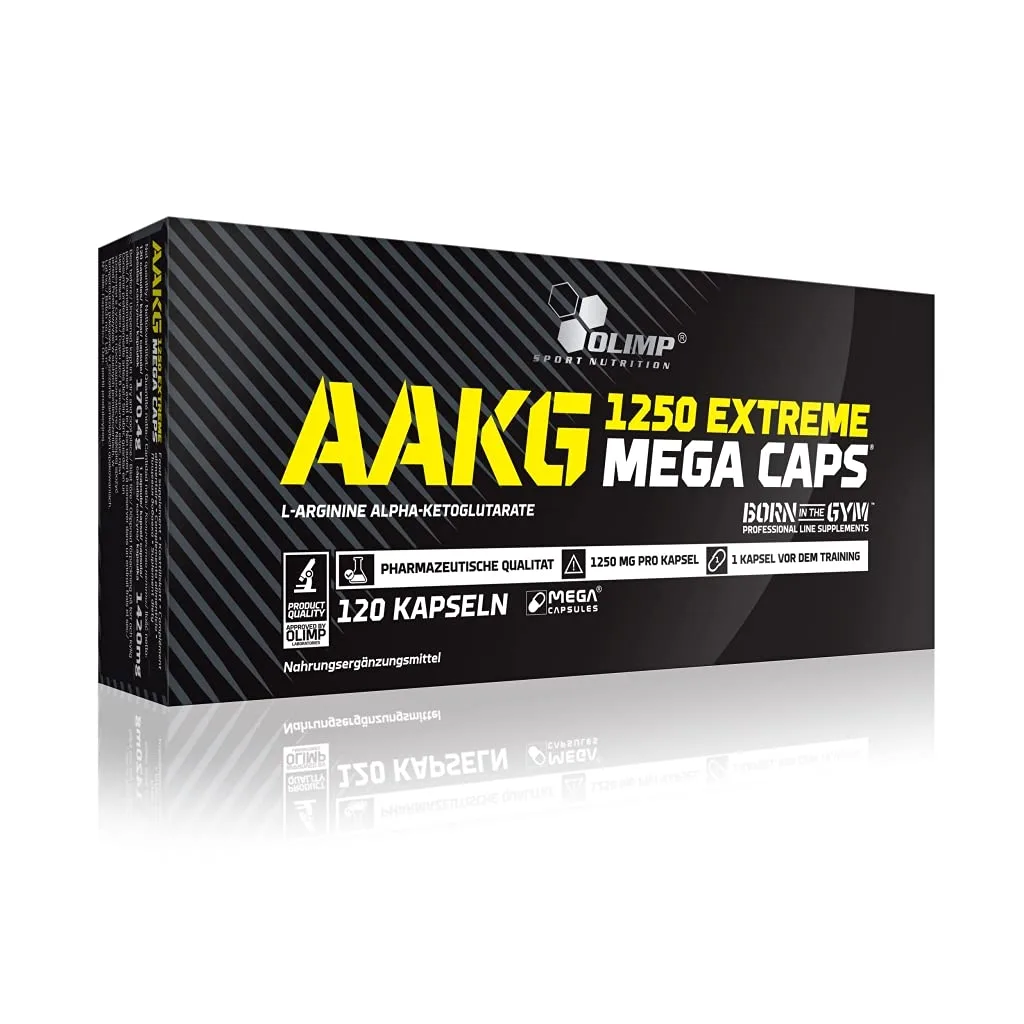 3 x Olimp AAKG 1250 Extreme, 120 Mega Caps (3er Pack)