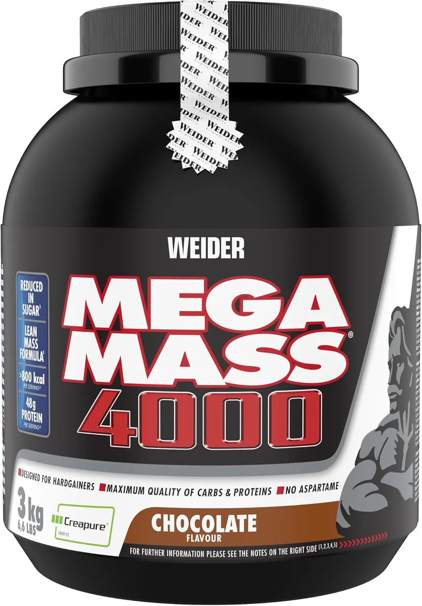 Mega Mass 4000 (3000g) Erdbeere – Bild 2