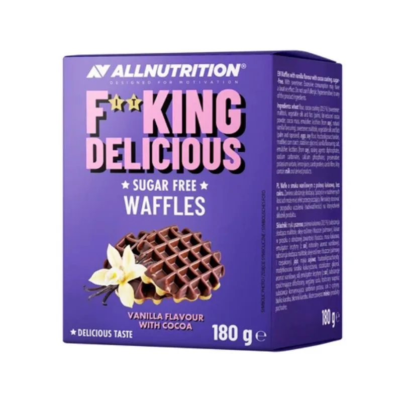 All Nutrition F*cking Delicious Sugarfree Waffles Vanilla – Bild 2