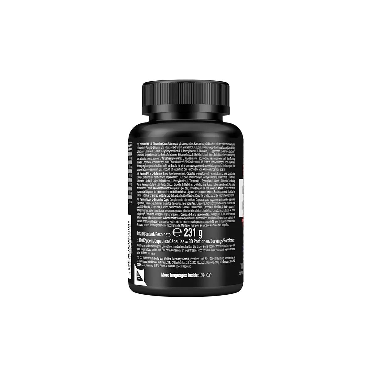 Premium EAA + L-Glutamine Caps 180 Kapseln – Bild 5