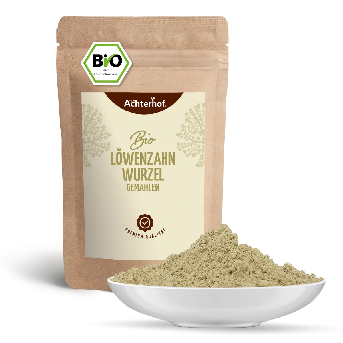 Löwenzahnwurzel Pulver Bio (500g) – Bild 2