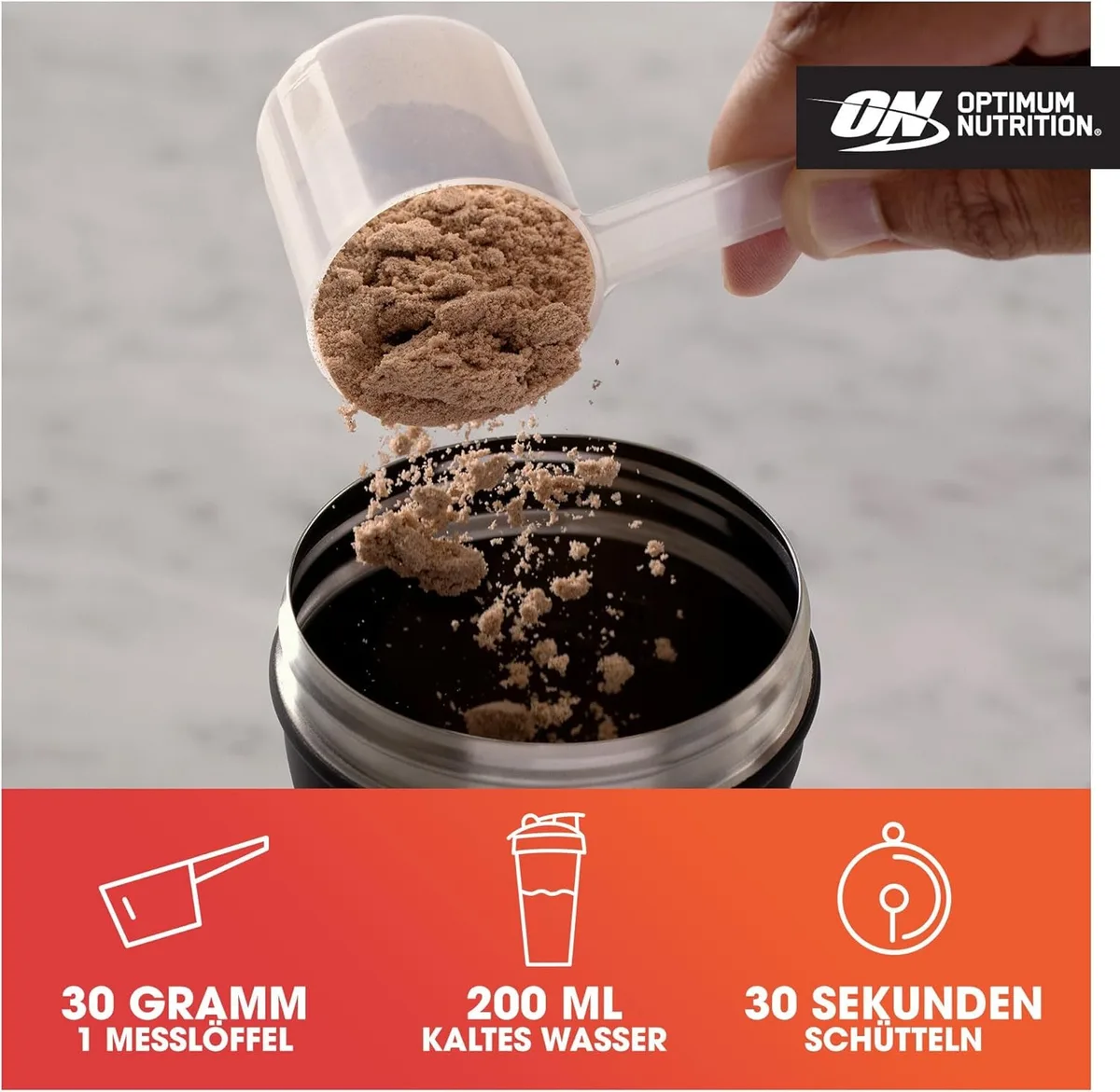 100% Whey Gold Standard (2040g) Double Rich Chocolate – Bild 4