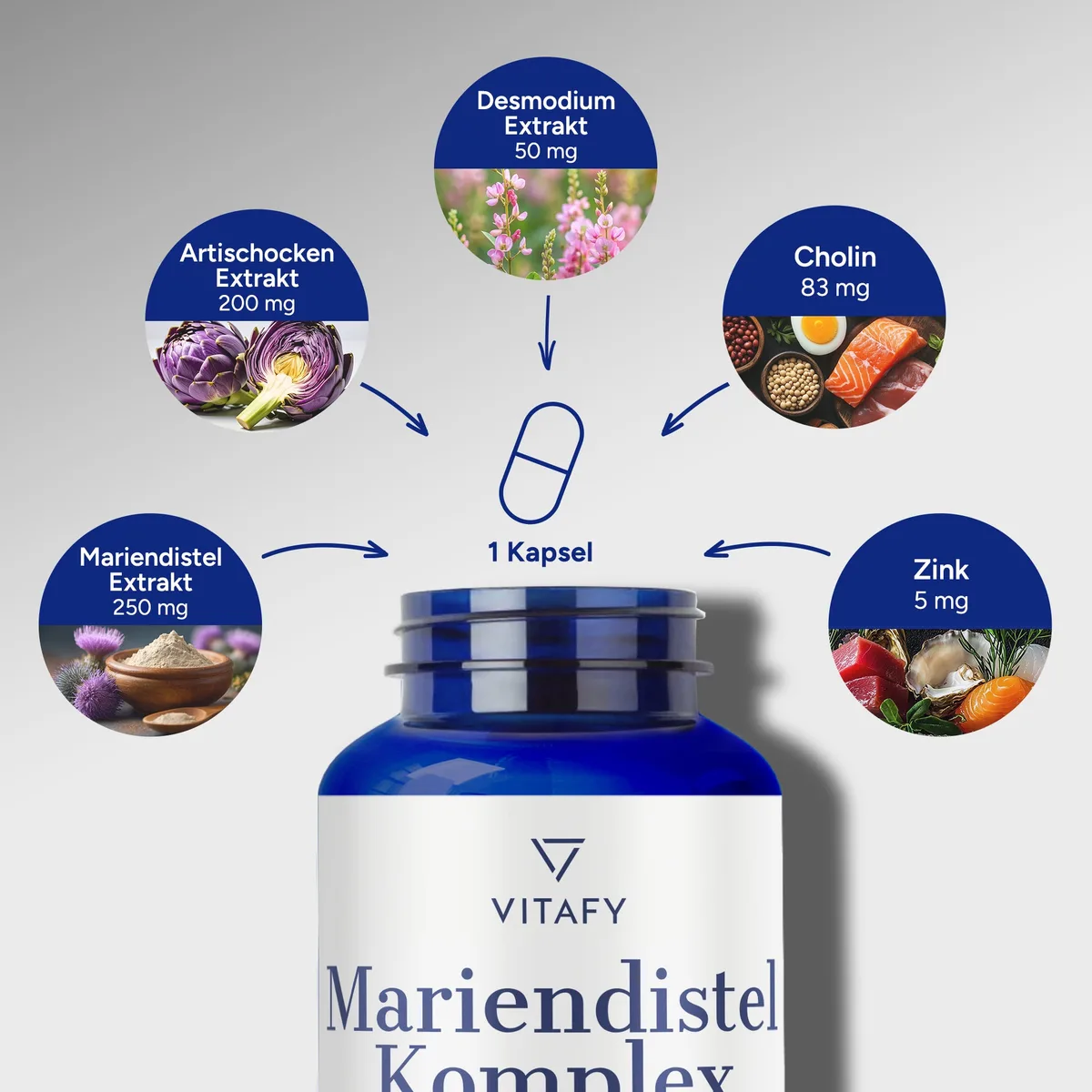 Mariendistel Komplex (60 Kapseln) – Bild 3
