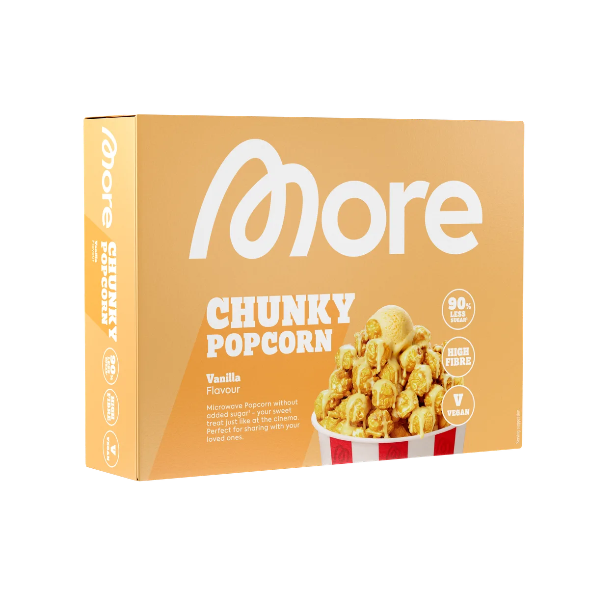 Chunky Popcorn Vanilla / 6 x 75g – Bild 2